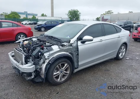 2018 Ford Fusion Se из США, поврежденный, VIN 3FA6P0HD2JR258699